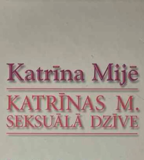 Katrīnas Mījes grāmatas vāks